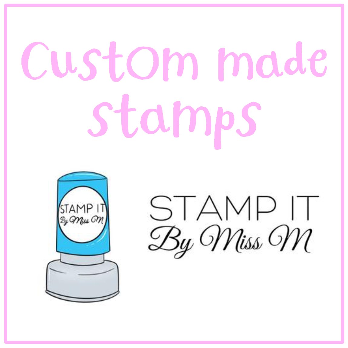 Custom Personalized Line Stamps