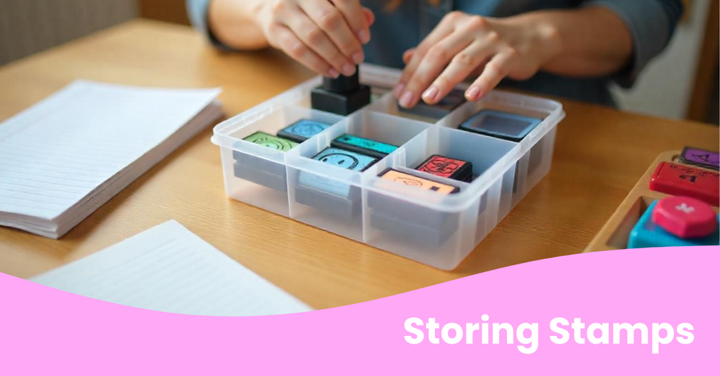 storing stamps