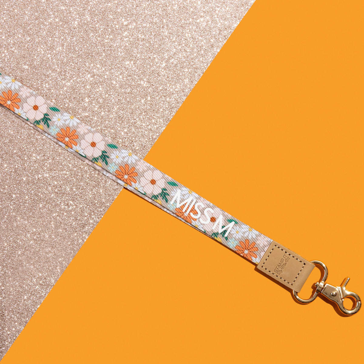 Natural Floral Lanyard – STAMP IT, By Miss. M