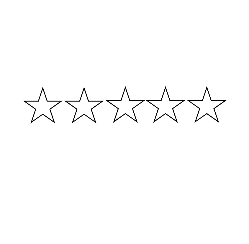 5 Star Rating Stamp 